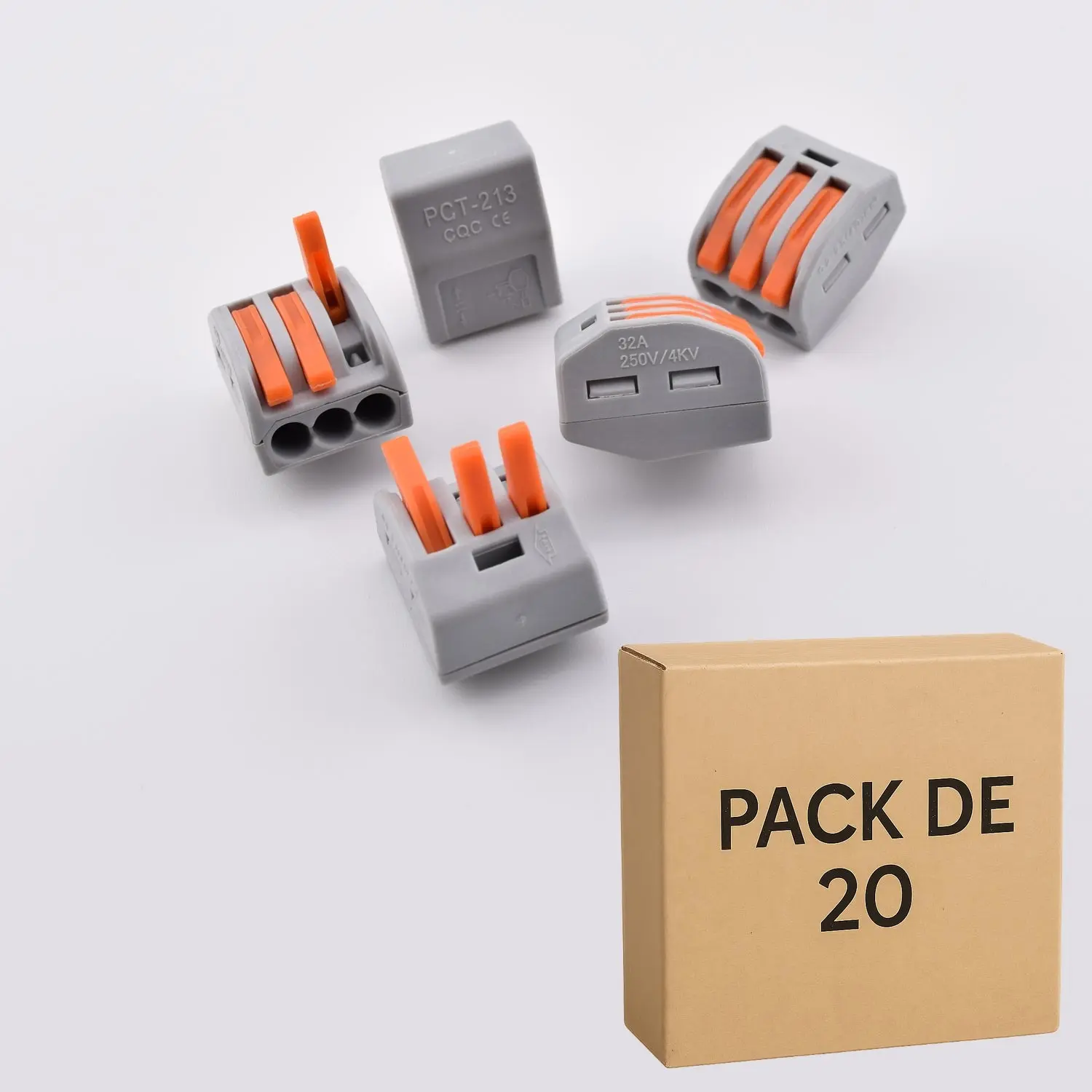 Pack 20 connecteurs PCT-213